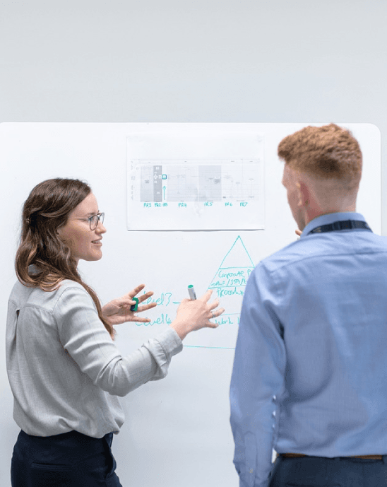 Team members collaborating